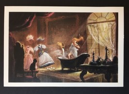 Beauty and the Beast Belle Bathtub Scene Postcard Disney Princess Collection - £4.71 GBP