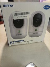 Infiya K7 Security Camera Indoor with App and One-Tap Call - 2 Pack - $400.41 MXN