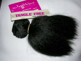 Jazz Wave Hair Extensions 100% Human Hair Tangle Free Style JR8 Color 1 Black - £11.94 GBP