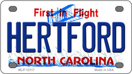 Hertford North Carolina Novelty Mini Metal License Plate Tag - $284.59 MXN