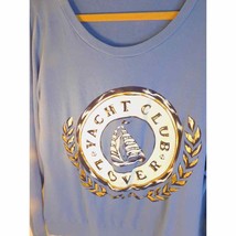 Lauren Moshi Yacht Club Lover Top Blue Size XS New - £13.80 GBP