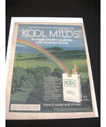 Vintage Kool Milds Cigarettes Color Advertisement - 1972 Kool Milds Colo... - £10.20 GBP