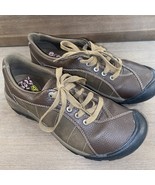 KEEN Presidio Shoes Womens US 9 Casual Classic Oxford Lace Brown Leather Outdoor - $39.60