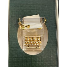 SWAROVSKI Crystal Memories Gold Crystal Typewriter Figurine RETIRED Clas... - £23.57 GBP