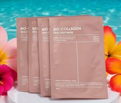 Bio-Collagen Real Deep Facial Lifting Anti-Wrinkle Mask -Pack of 4 Exp.0... - $12.99
