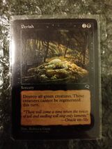 Perish Magic The Gathering Tempest Vintage #147 Very Good Sorcery BlacK ... - $2.32