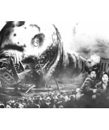 Mothra 1962 flying monster terrorizing a town 12x18 poster - $373.69 MXN