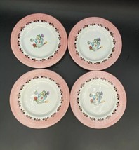 Mary Engelbreit Garden Time 6&quot; Dessert Appetizer Plate by Sakura LOT of 4 - $25.83