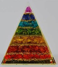 3 3/4&quot; Orgone 7 Chakra pyramid - $53.95