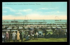 Vintage Postcard Souvenir Waterfront Scene Canadian National Exhibition Toronto - £9.78 GBP