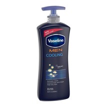 Vaseline Men Cooling Healing Moisture Dry Skin Body Lotion, 20.3 fl. Oz. - £11.18 GBP