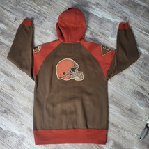 NFL Cleveland Browns Helmet Logo AFC North Full Zip Hoodie - £29.75 GBP