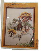 Crewel Kit Church By The Lake Needlework Persian Yarn Kaddy 80s Creative... - £29.28 GBP