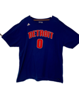 Detroit Pistons Shirt XXL Mens Blue Andre Drummond NBA Basketball Top 2X... - £10.66 GBP