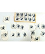 12 PC Lot Vintage George Washington Stamps 5 Cent, Used - £12.45 GBP