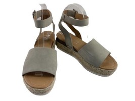 Coconut by Matisse Topic Womens Shoes Gray 7.5 M Ankle Strap Espadrille Sandals - £20.58 GBP