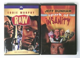 Lot of 2 Stand Up Comedy DVDs Eddie Murphy Raw Jeff Dunham Spark Of Insanity - £8.73 GBP