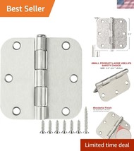 30 Pack  Brushed Nickel Hinges 3.5 Inch for Interior &amp; Exterior Use - $46.50