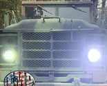 2Military Deuce 2.5 Ton M35 M35A2 Black Bezel LED Headlight Plug and Pla... - $188.35