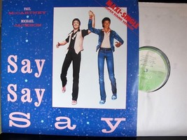 Paul McCartney / Michael Jackson Say Say Say 12&quot; Single German Pressing NM- - £17.76 GBP