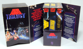 Star Wars Original Trilogy IV V VI CBS/Fox Theatrical (1990 VHS) 3-Tape Box Set - £23.17 GBP