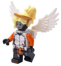 Lego Overwatch Mercy Minifigure Angela Ziegler Field Medic Angel 75975 ow012 - £39.27 GBP