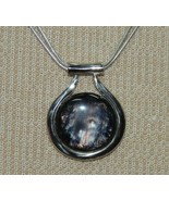 Pendant necklace 15&quot; faux abalone mop mother of pearl Kenneth Cole KC si... - $9.89