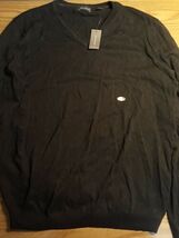 Van Heusen Black Pullover Sweater Long Sleeve SW13 NWT New, Men&#39;s Large - $426.72 MXN