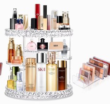 Skincare &amp; Makeup Organizer 6 Layers Clear Rotating - $63.35