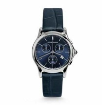Emporio Armani ARS6003 Classic Blue Dial Blue Alligator Strap Watch - £457.35 GBP