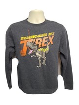 Tyrannosaurus T Rex Boys Gray XL 14/16 Sweatshirt - £20.65 GBP