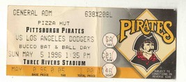 May 5 1995 LA Dodgers @ Pittsburgh Pirates Ticket Mike Piazza - £15.95 GBP