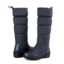 plus size 35-44 women boots winter Down waterproof Keep warm ladies snow boots b - £63.38 GBP