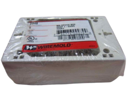 WIREMOLD  2348  SURE-SNAP DEVICE BOX DEEP 1 GANG IVORY H120 - $13.98