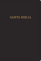Biblia Reina Valera 1960 Letra Gigante. Piel fabricada, negro / Giant Pr... - $44.99