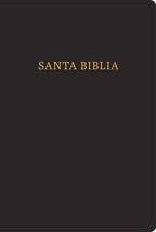 Biblia Reina Valera 1960 Letra Gigante. Piel fabricada, negro / Giant Pr... - $44.99