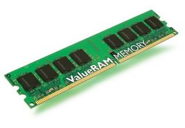 Kingston KVR667D2N5/512 512MB 667MHz DDR2 NonECC CL5 DIMM ValueRAM Memory - £5.75 GBP