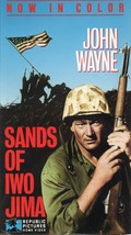 SANDS of IWO JIMA (vhs) colorized version brings out the details, John Wayne - £5.18 GBP