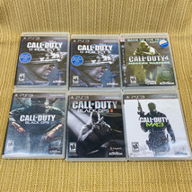 12 PS3 Games CALL OF DUTY 4 Black Ops 1  2  MW3 Ghosts Battlefield 3 4 Watch Dog - $35.59