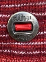 Kuhl Womens Hoodie Small Red Sweater Jacket Chianti Fleece Wool Blend - $39.99