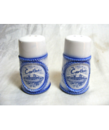 Vintage Bone China Delft Blue MS Caribe S&amp;P Shakers Japan 13-c - $645.41 MXN