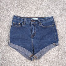 Levis 512 Shorts Women Sz 4 Blue Denim Perfectly Slimming Cutoff Jeans Jorts - £12.63 GBP