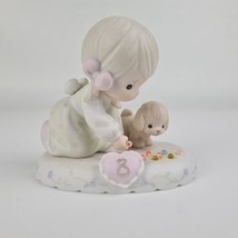  Precious Moments “Growing In Grace Age 8” Blonde Version 163759 Girl Marbles - £9.63 GBP