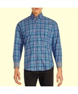 TailorByrd Men&#39;s The Loire Sportshirt Long Sleeve Regular Fit Shirt Roya... - $533.50 MXN