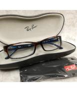 Ray-Ban Havana Blue Eyeglasses FRAMES w/Case - RB5114 5064 52-16-135 - $1,184.18 MXN