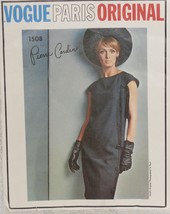 Vogue Paris Original Pattern 1508 Pierre Cardin Designer Dress Size 12 Uncut Vtg - £36.05 GBP
