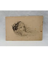 The Ullman MFG Co N Y Little Girl Sketch Postcard 6&quot; X 4&quot; - $19.80
