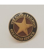 The Alaska Railroad Goldstar Service Train Lapel Hat Pin Tie Tack Button - €14,44 EUR