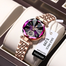 Watch for Women Luxury Ladies Watches Quartz Wristwatches Waterproof Steel Watch - £19.46 GBP