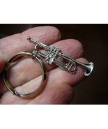 (M209-D) Bach TRUMPET KEY CHAIN ring keys silver-nickel JEWELRY I love m... - $398.91 MXN